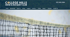 Desktop Screenshot of collegehillssrc.com